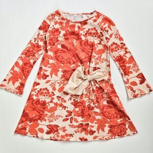 Persnickety Floral Dress With Bow Size 5